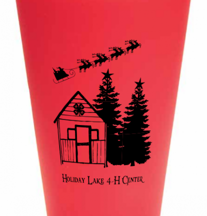 Christmas Themed Sili Pint